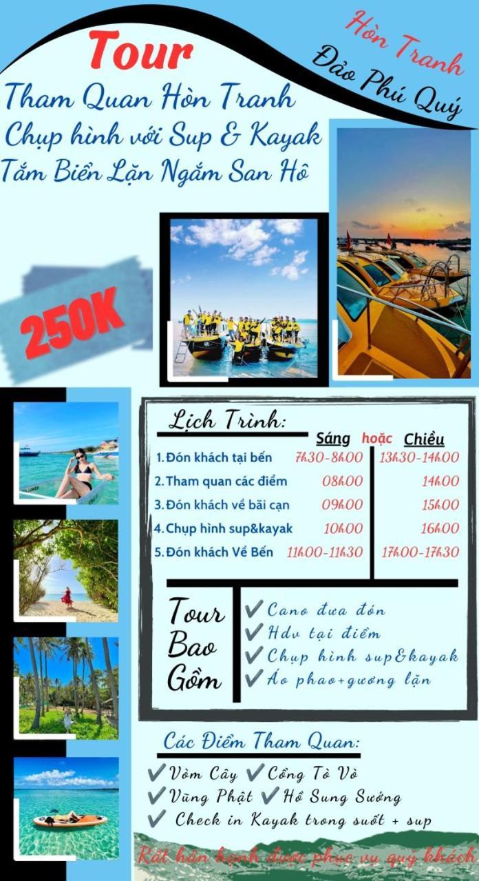 Huong Duong Hotel Dao Phu Quy Exteriör bild